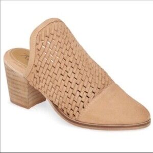 REBELS Drew Leather Mule in Natural 7 NWOB